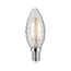 LED-Kerze E14, Filament, gold