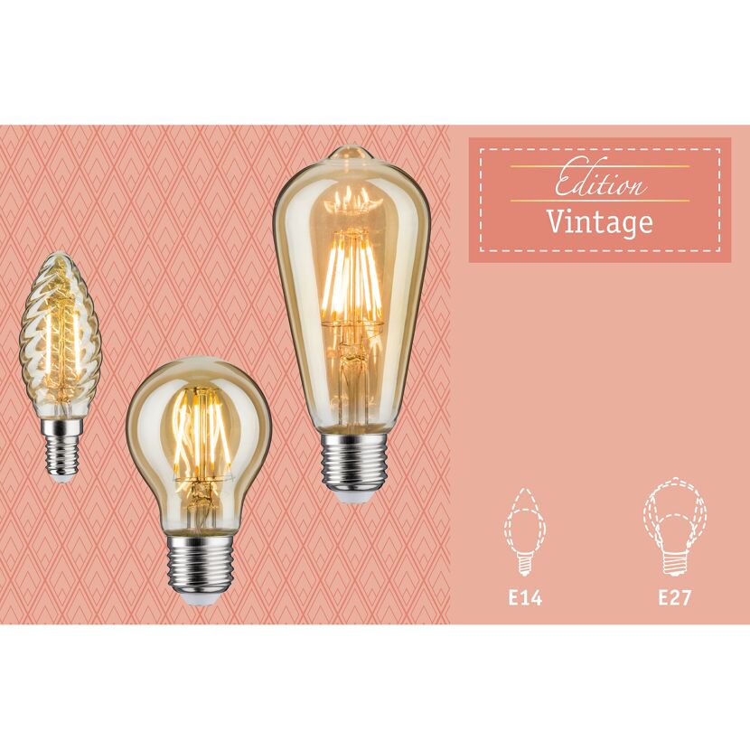 LED-Tropfenlampe E27 2,6W (26W) 260 lm warmgold