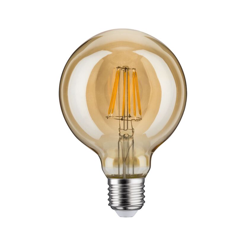 LED-Globelampe G95 6,5W (53W) 680 lm warmgold klar