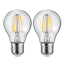 Verkleinertes Bild von LED-Lampe E27 4W (40W) 470 lm warmweiß klar, 2er-Pack