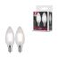 LED-Kerzenlampe E14 5W (40W) 470 lm warmweiß matt, 2er-Pack