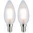 LED-Leuchtmittelset Kerze E14 5 W 470 lm warmweiß 2 Stück