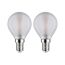 LED-Tropfenlampe E14 3W (25W) 250 lm warmweiß matt, 2er-Pack