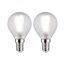 LED-Tropfenlampe E14 3W (25W) 250 lm warmweiß matt, 2er-Pack