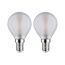 Zwei matte LED-Tropfen E14