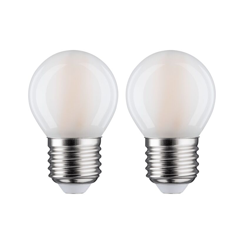 LED-Tropfenlampe E27 5W (40W) 470 lm warmweiß matt, 2er-Pack