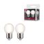LED-Tropfenlampe E27 5W (40W) 470 lm warmweiß matt, 2er-Pack