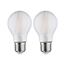 LED-Lampe E27 7W (60W) 806 lm warmweiß matt, 2er-Pack