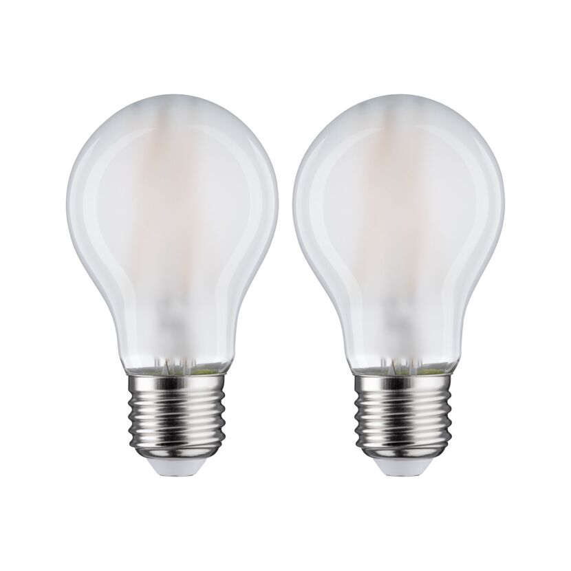LED-Lampe E27 7W (60W) 806 lm warmweiß matt, 2er-Pack
