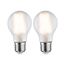 LED-Lampe E27 7W (60W) 806 lm warmweiß matt, 2er-Pack