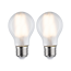 Verkleinertes Bild von LED-Lampe E27 7W (60W) 806 lm warmweiß matt, 2er-Pack