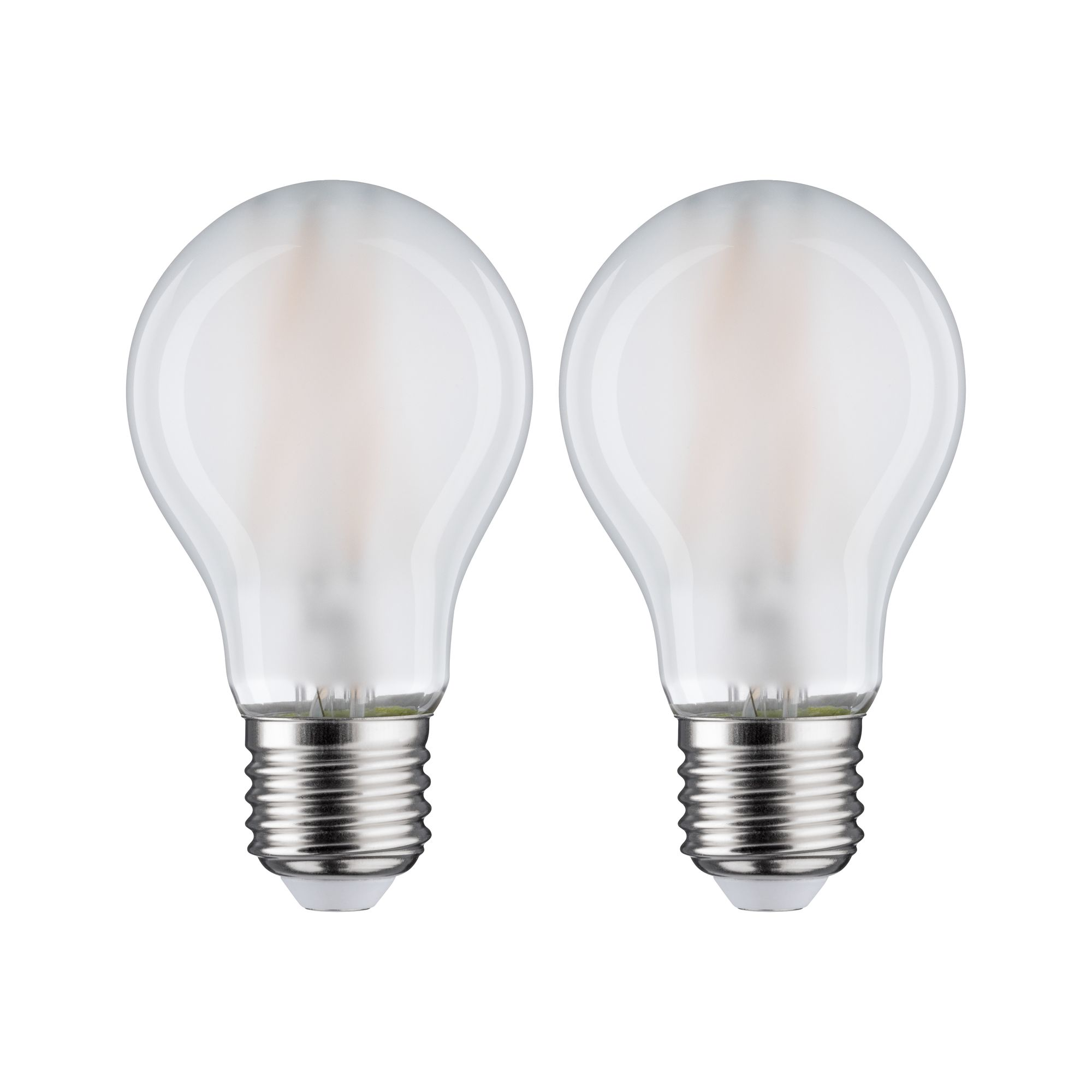 LED-Lampe E27 7W (60W) 806 lm warmweiß matt, 2er-Pack + product picture