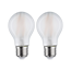 Verkleinertes Bild von LED-Lampe E27 7W (60W) 806 lm warmweiß matt, 2er-Pack