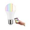 LED-Lampe und Smartphone mit Farbwahl