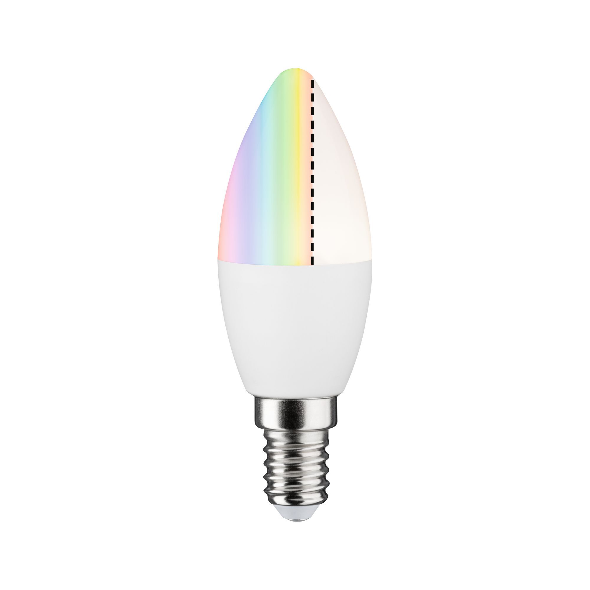 LED-Kerze E27, mehrfarbig