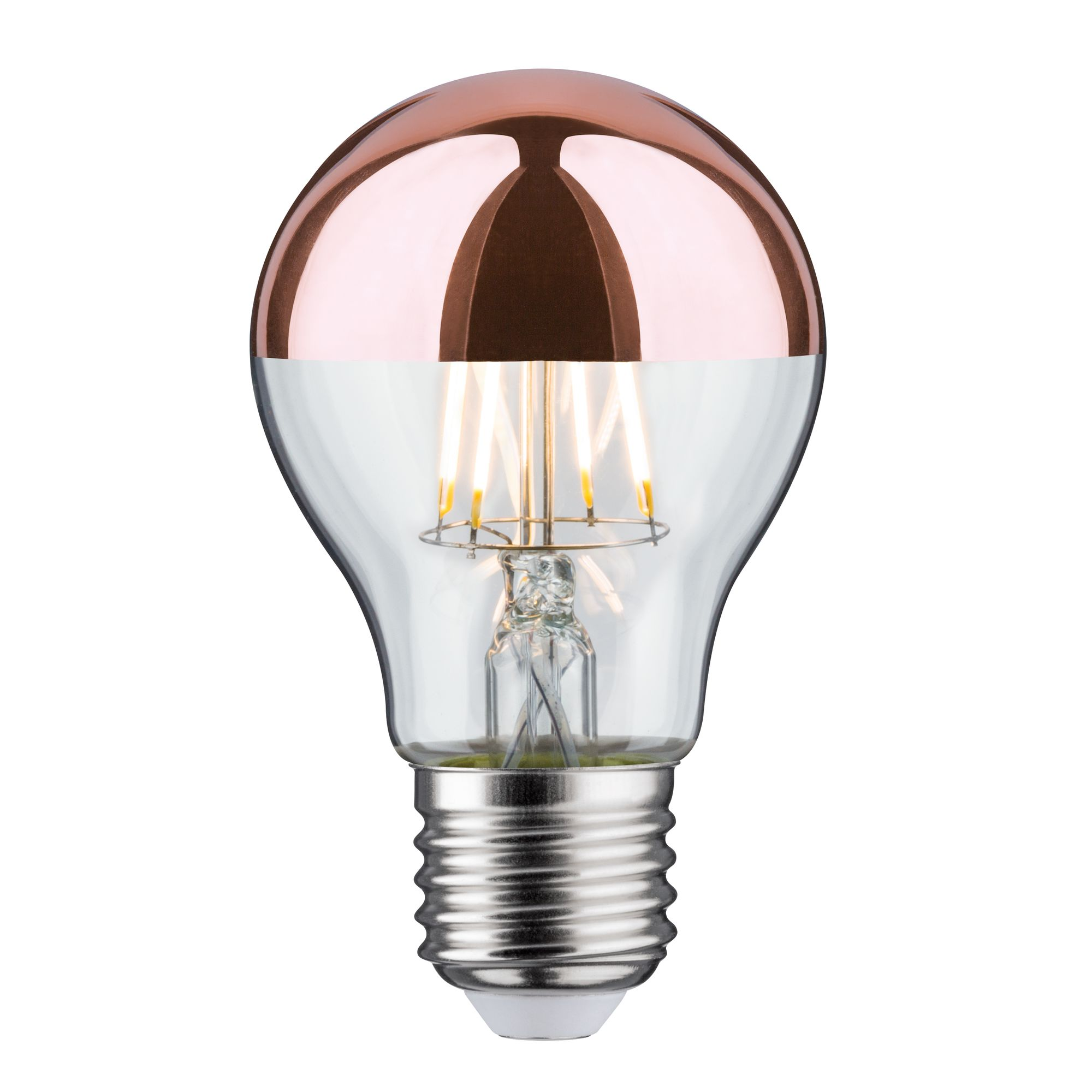 LED-Kopfspiegellampe E27 6,5W (48W) 600 lm kupfer warmweiß + product picture