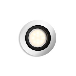 LED-Einbauspot 'Hue White Ambiance Milliskin' rund, silber 250 lm