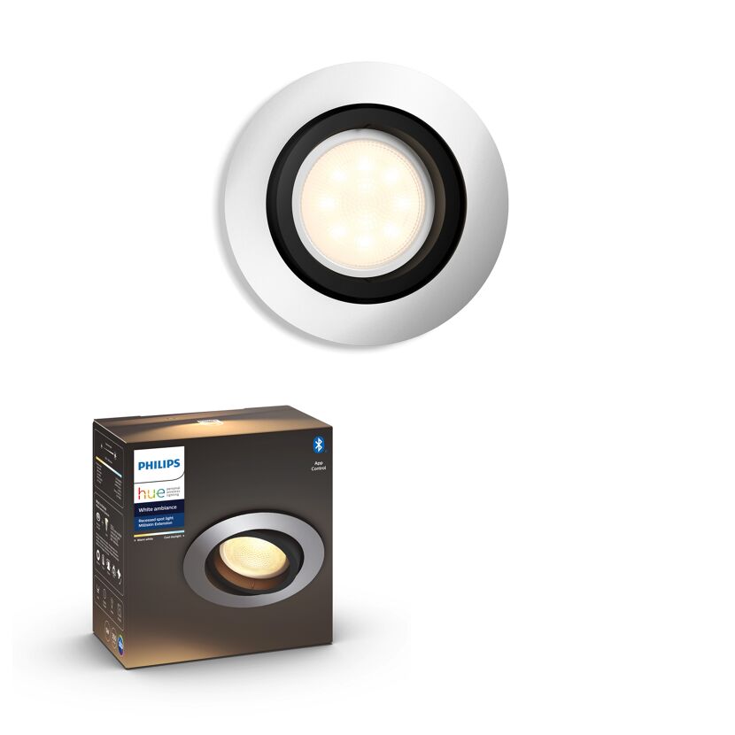 Philips Hue White Ambiance Milliskin, Einbauspot, Verpackung