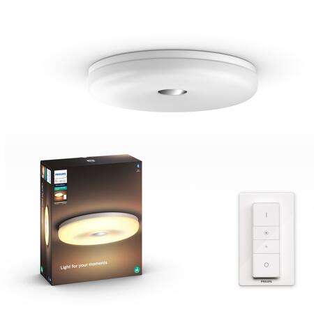 2. Bild von LED-Deckenleuchte 'Hue White Ambiance Struana' weiß 2400 lm inkl. Dimmschalter