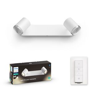 LED-Spot 'Hue White Ambiance Adore' 2-flammig 500 lm inkl. Dimmschalter