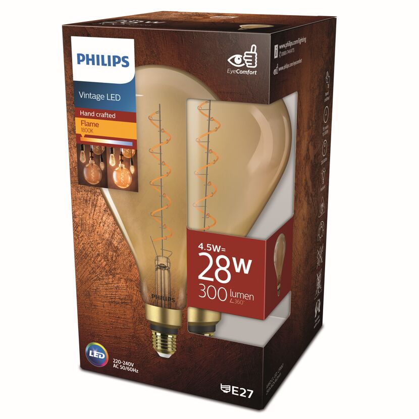 LED-Lampe 'Vintage' XL Gold E27 5 W