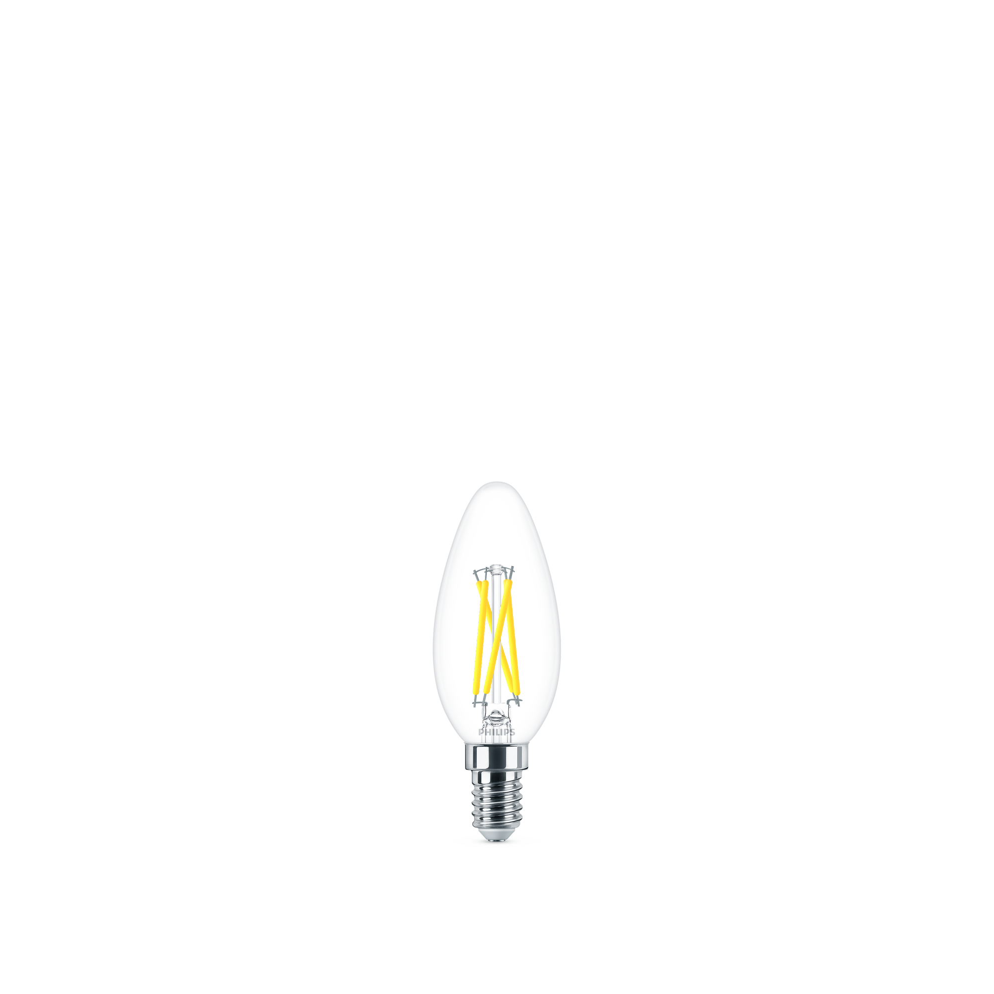 LED-Kerzenlampe 'WarmGlow' klar E14 2 W, dimmbar + product picture