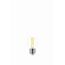 LED-Tropfenlampe 'WarmGlow' klar E27 2 W, dimmbar