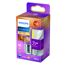 LED-Tropfenlampe 'WarmGlow' klar E27 2 W, dimmbar