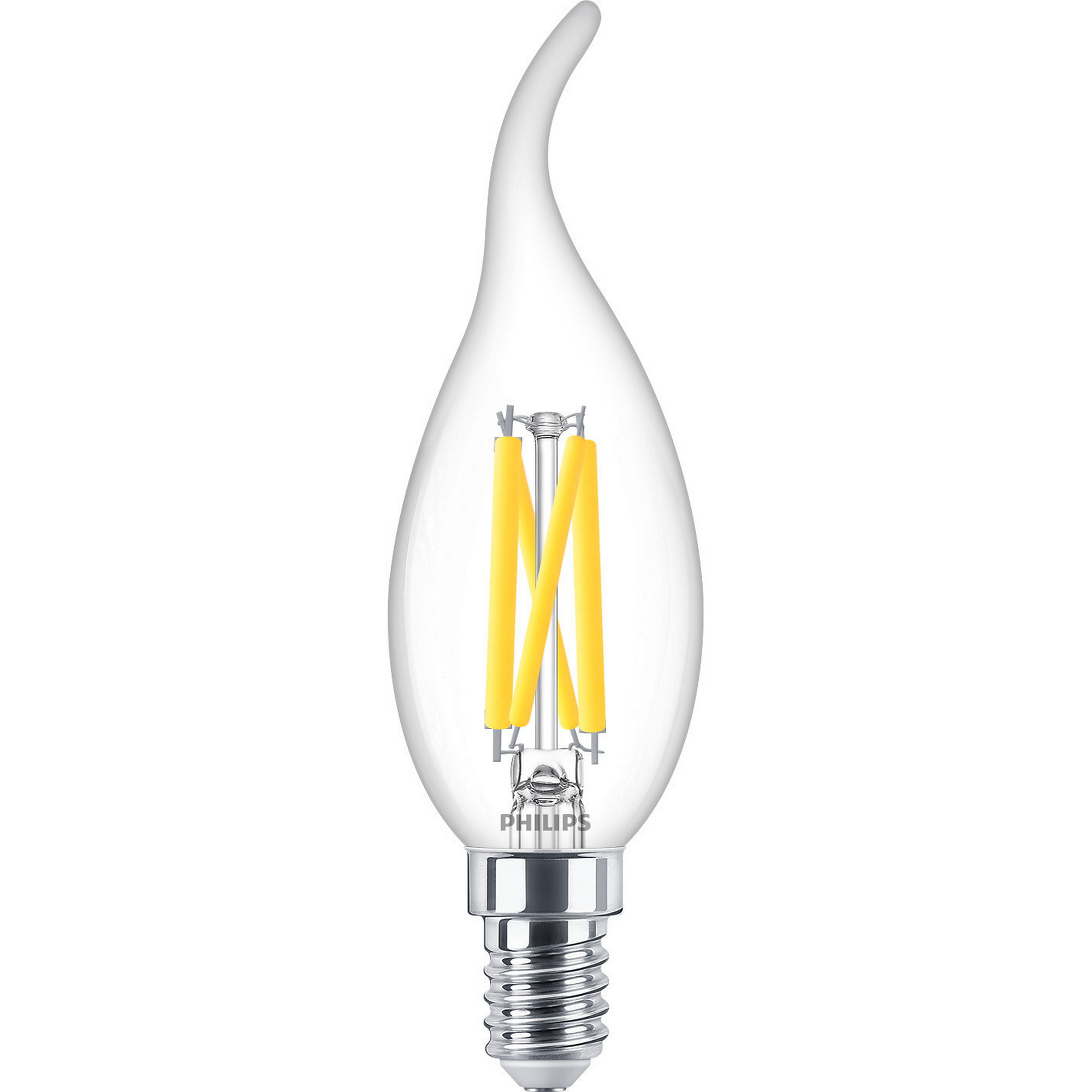 LED-Lampe Kerzenform 'WarmGlow' 40 W E14 470 lm klar, dimmbar + product picture