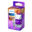 Philips LED-Lampe, 3,4 W, warmweiß, dimmbar, E14