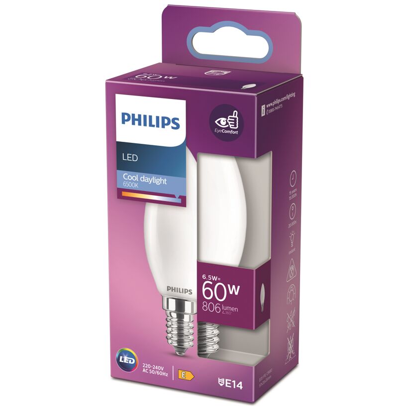 LED-Kerzenlampe 'Classic' neutralweiß E14 6,5 W
