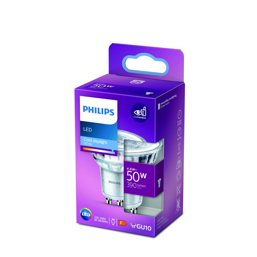 Philips LED-Reflektorlampe in Verpackung