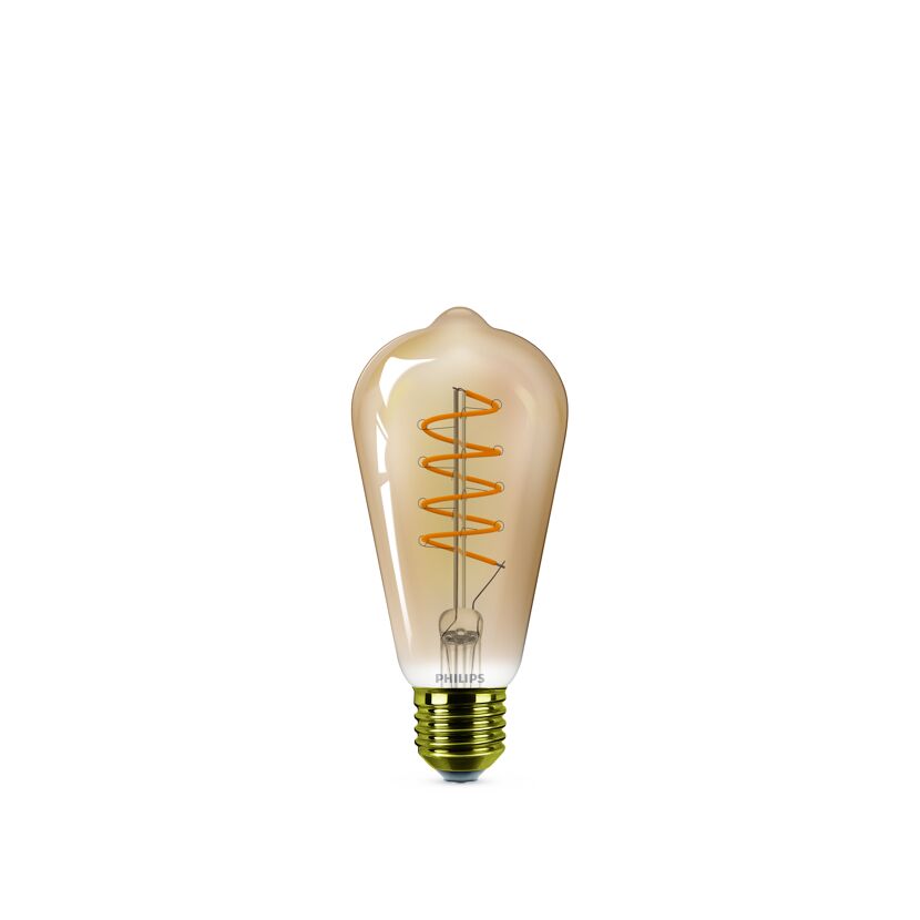 LED Lampe E27, ST64 gold, 25W, dimmbar
