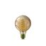 LED Lampe Philips, Globe, Gold, dimmbar