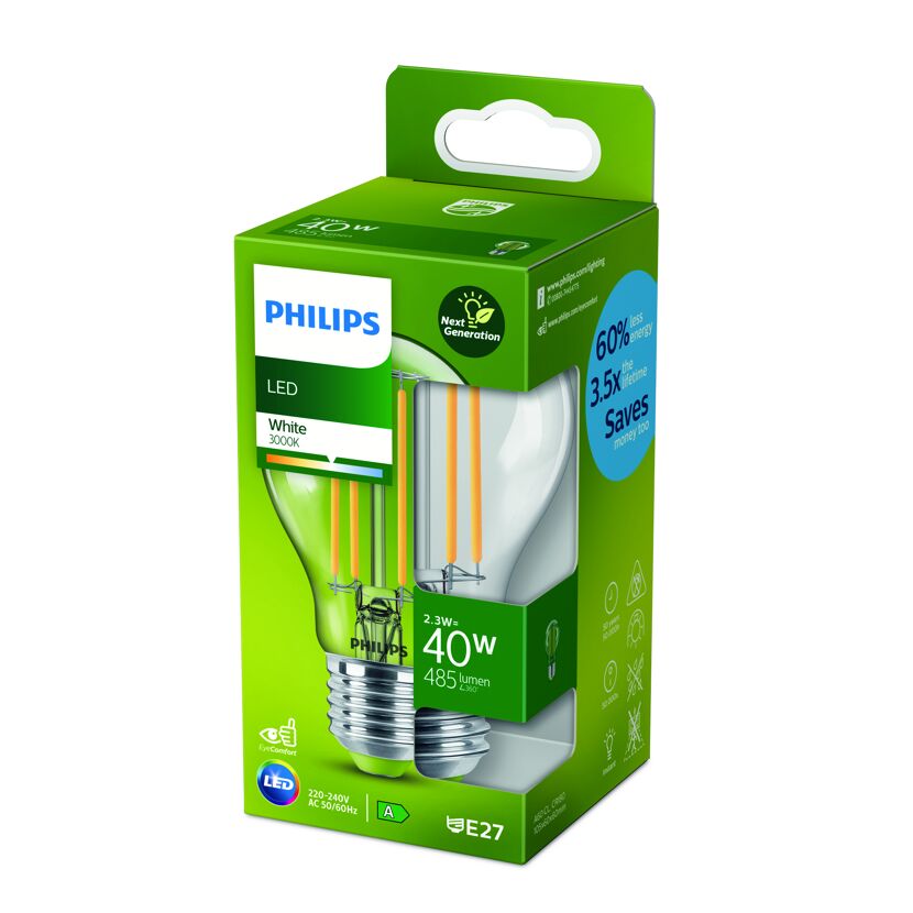 Philips LED-Lampe 40W, 485 Lumen, 3000K, in Verpackung