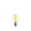 Philips LED-Lampe E27, klar, 60W, kaltweiß