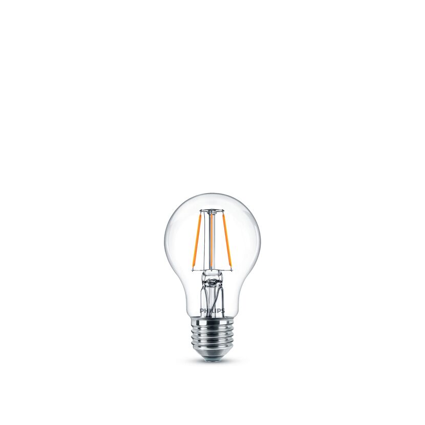 LED Lampe E27 klar, 40W, kaltweiß