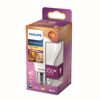 Dimmbares Philips LED-Leuchtmittel E27 in Verpackung.