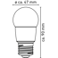 LED-Leuchtmittel E27 3,4 W 470 lm