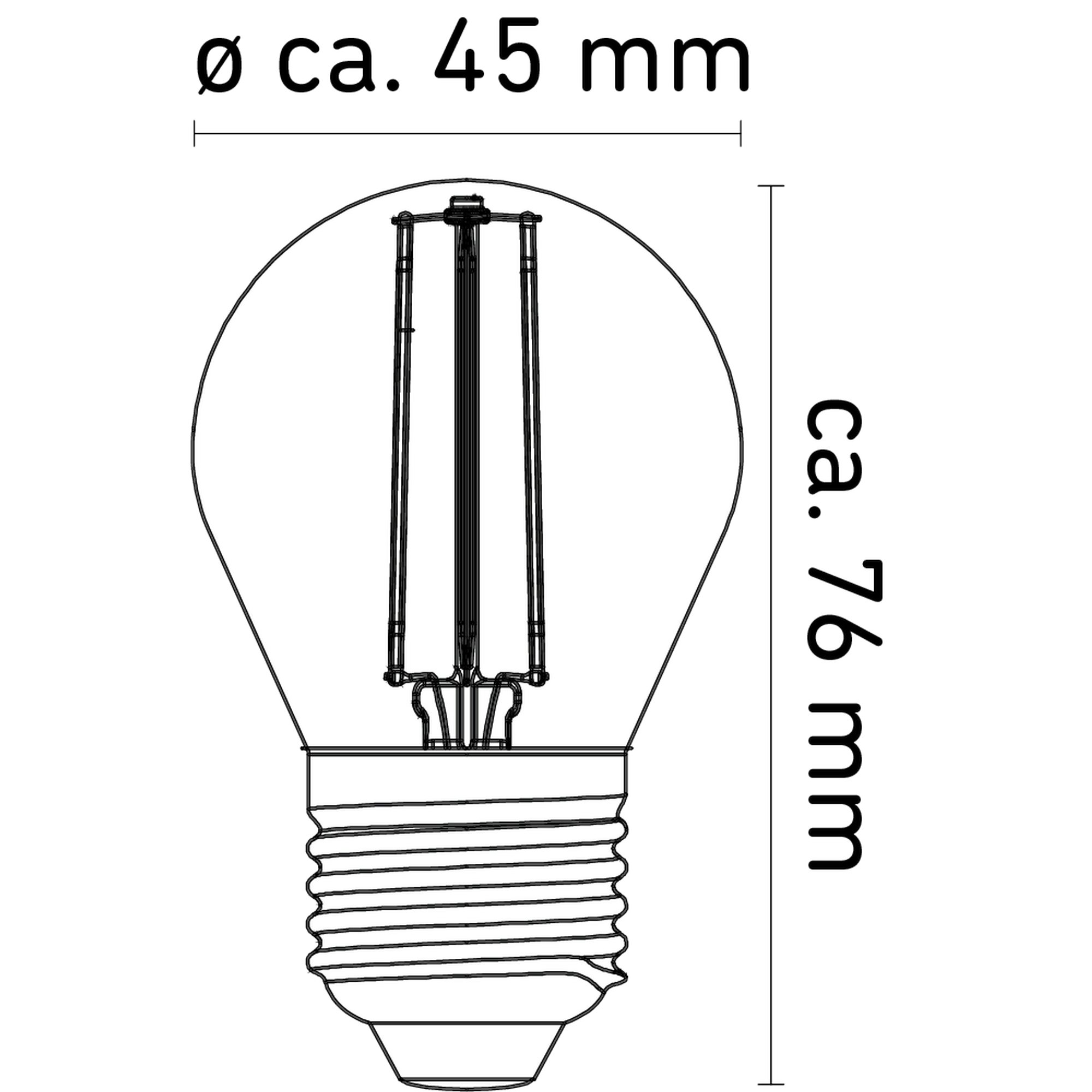 LED-Leuchtmittel E27 3,48 W 470 lm