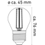 LED-Leuchtmittel E27 3,48 W 470 lm