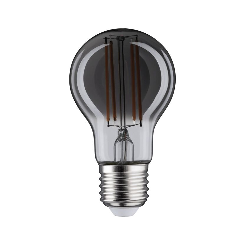 LED-Lampe Vintage, Rauchglas, dimmbar