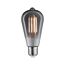LED Vintage Lampe, rauchfarben