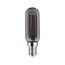 LED Vintage Röhre E14, Rauchglas, dimmbar