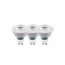 Drei LED-Reflektoren GU10