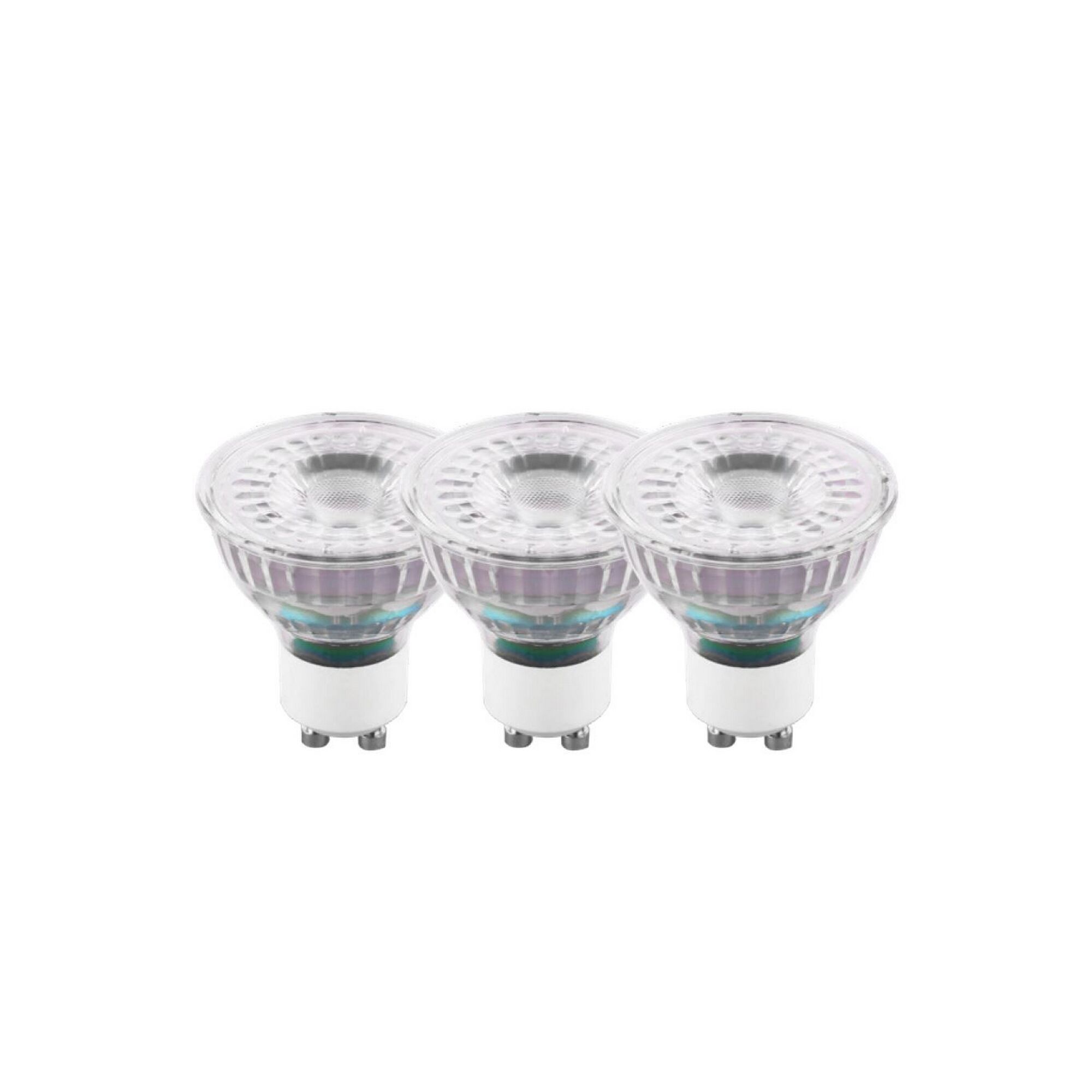 Drei LED-Reflektoren GU10