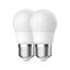 Zwei LED Tropfenlampen E27