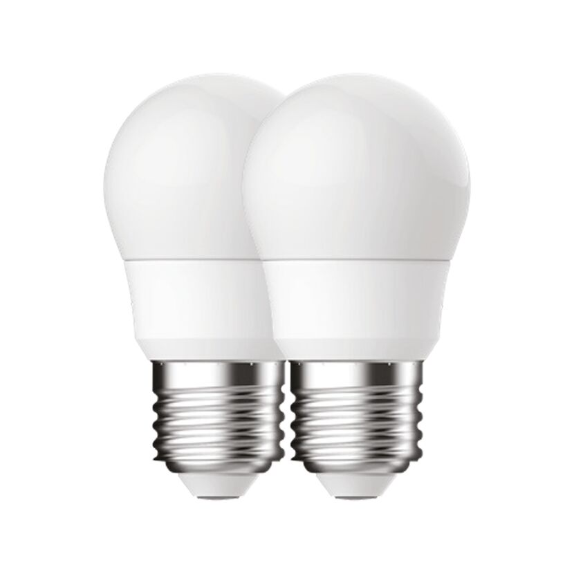 Zwei LED Tropfenlampen E27