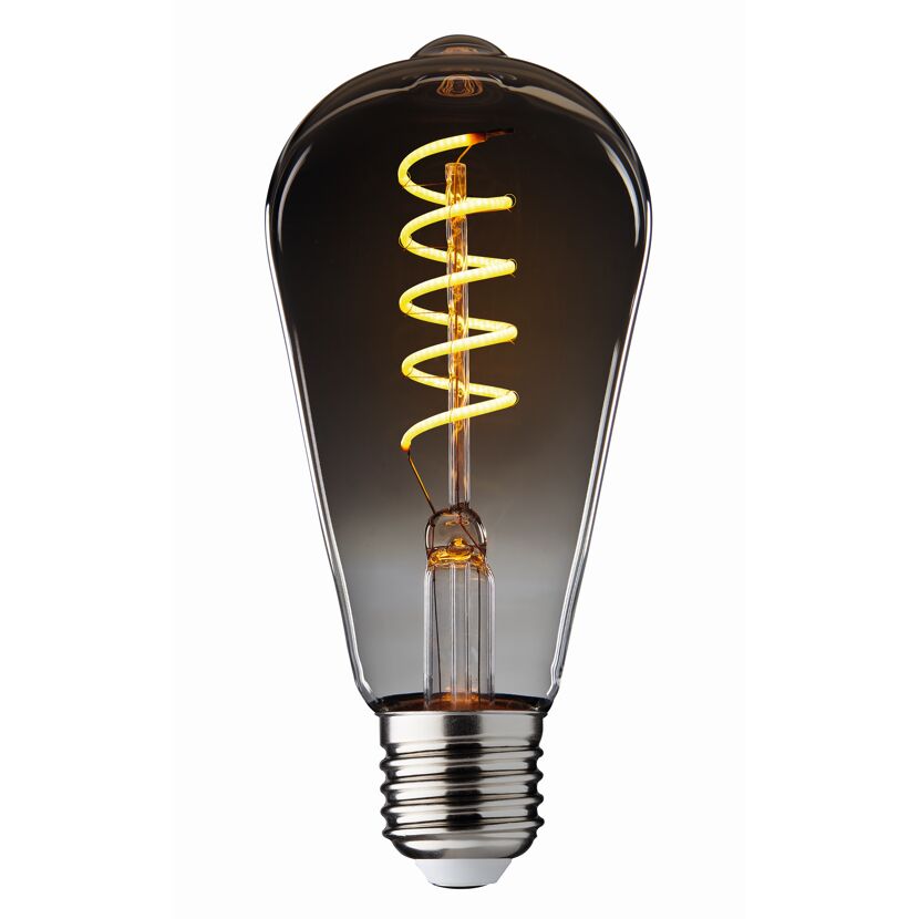LED Filament Lampe rauchfarben