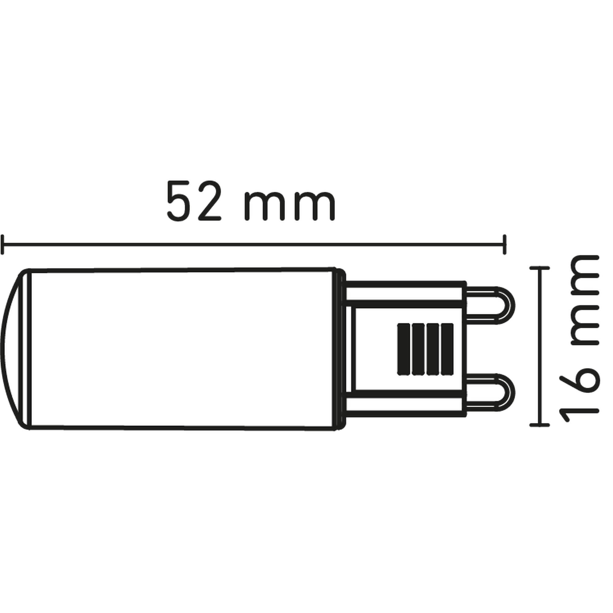 LED-Leuchtmittel G9 2,5 W 350 lm